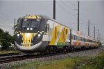 Brightline races south